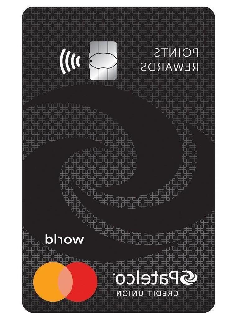 The front of the Patelco Points Rewards World Mastercard Credit Card.